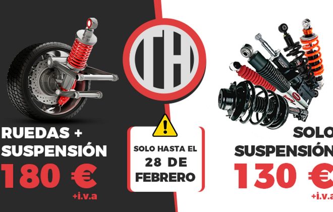 Promo Ruedas + suspension